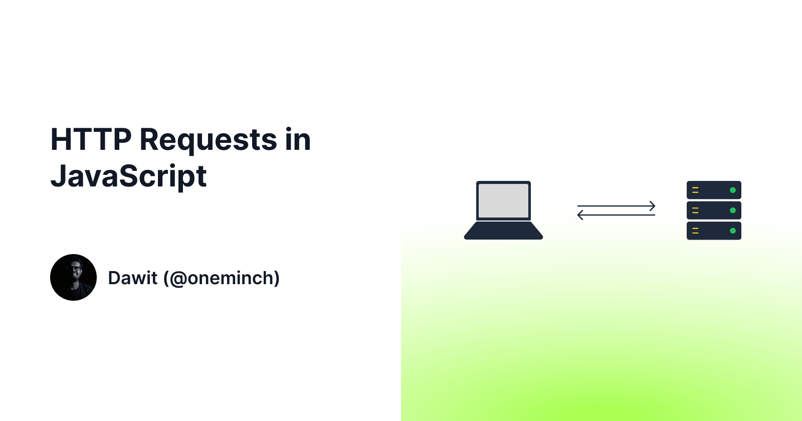 HTTP Requests in JavaScript